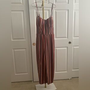 No Boundaries Multicolor Striped Jumpsuit